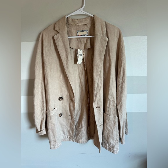 Anthropologie Pilcro Relaxed Double Breasted Blazer NWT - Picture 5 of 7